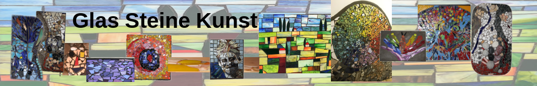 Glas Steine Kunst